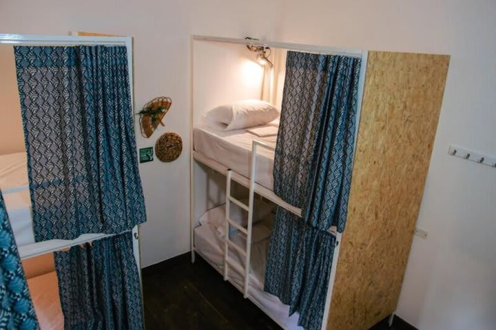 Dormitory with bunk beds