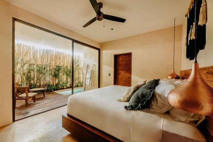 Deluxe guest room with a plunge pool