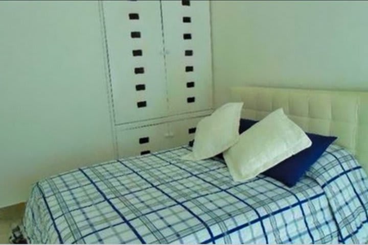 Dormitorio de un departamento estándar sencilla