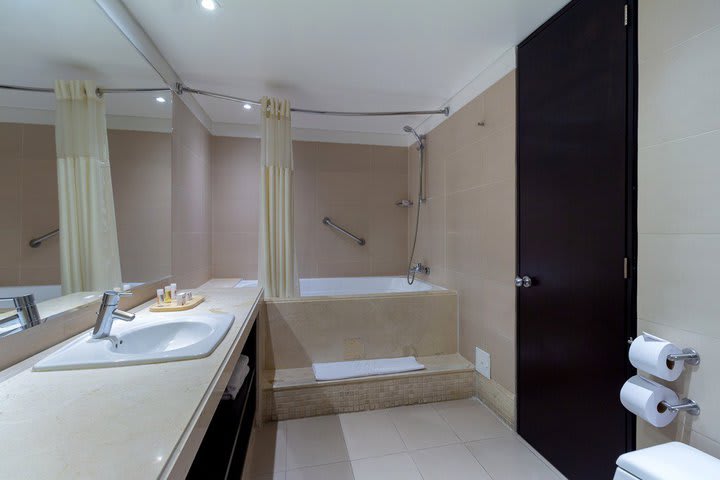 Private bathroom with tub