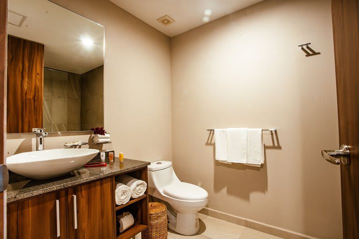 Baño de una habitación estándar