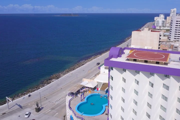 Hotel cerca de la playa en Boca del Río