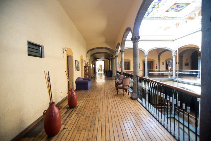 Passage at Hotel Francés in the city of Guadalajara