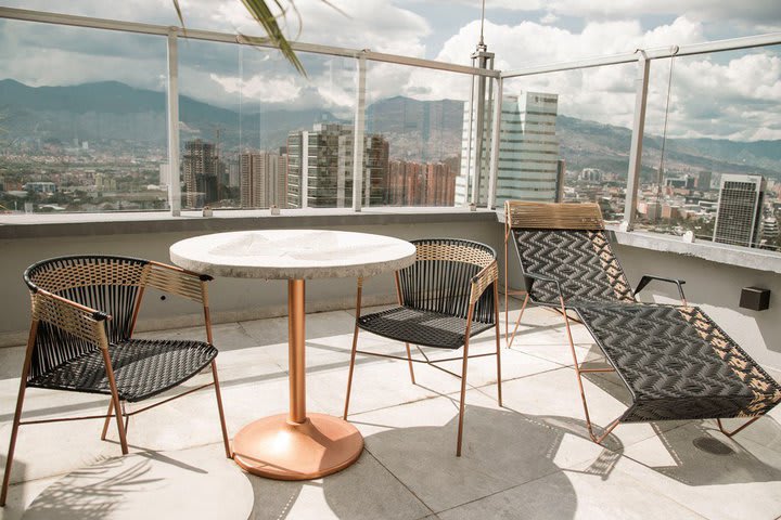 Balcony of a balcony suite