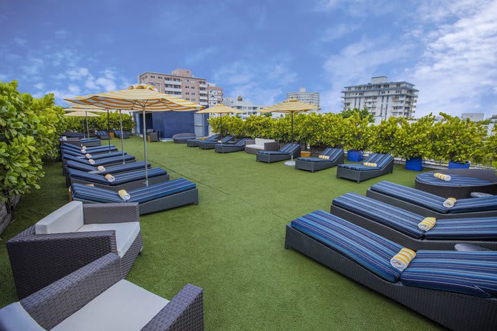 Terrace on the rooftop