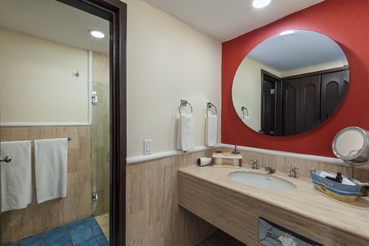 Private guest bathroom