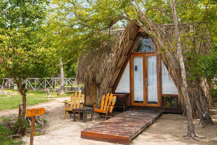 Exterior view of a cabin