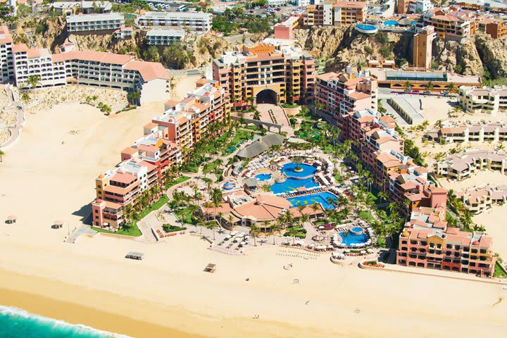 Aerial view of the resort