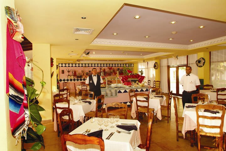 Buffet service in one of the restaurants