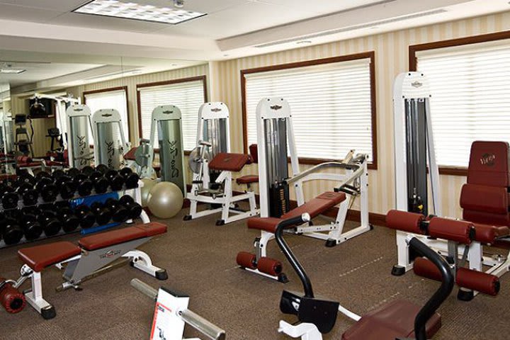 Las instalaciones del hotel Aston MonteLago Village en Henderson incluyen un gimnasio