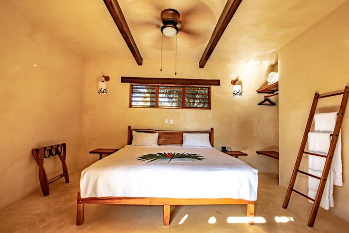 Interior view of a bungalow