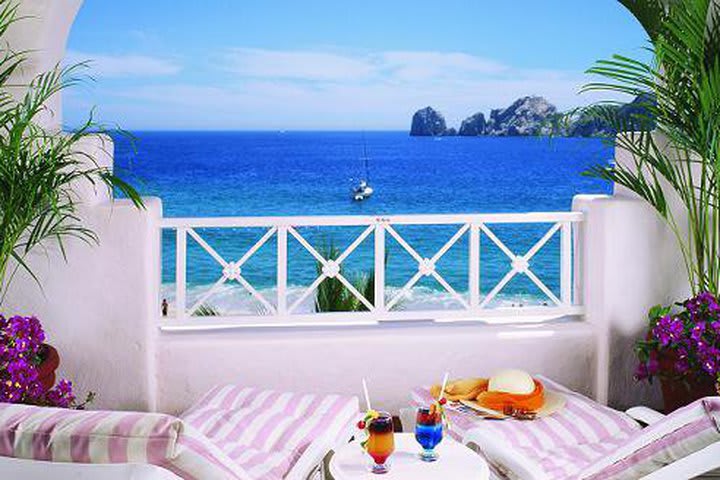 Junior suite balcony at the Pueblo Bonito Rose hotel