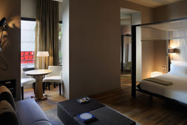 Junior suite del Hotel Omm en Barcelona