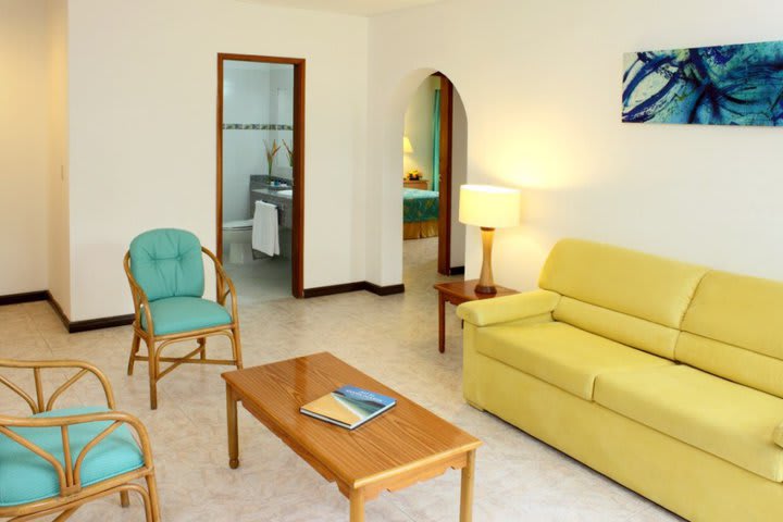 Área de descanso de una habitación Junior suite