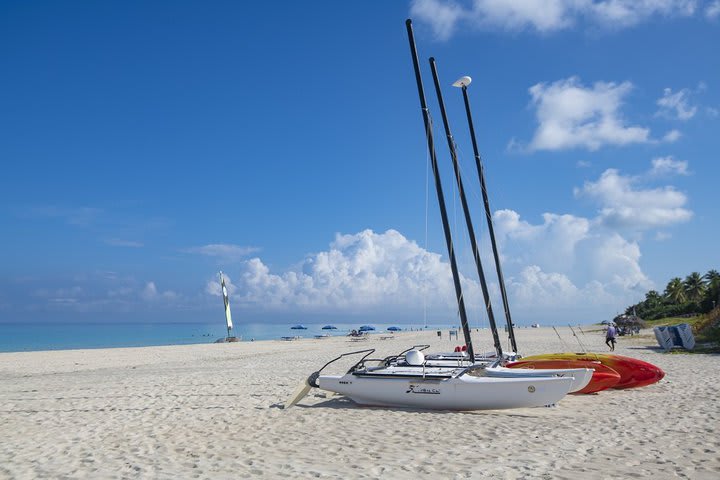 The hotel offers equipment for water sports