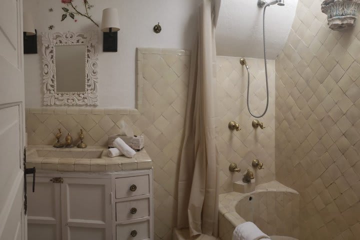 Interior del baño privado