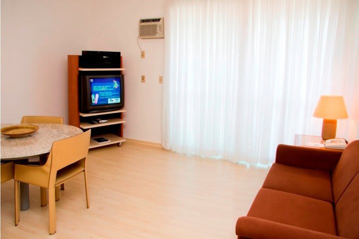 Sitting area in a suite at the Promenade hotel in Belo Horizonte