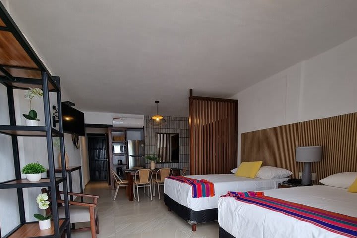 El hotel tiene suite de 2 dormitorios