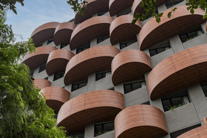 Balcones de la propiedad