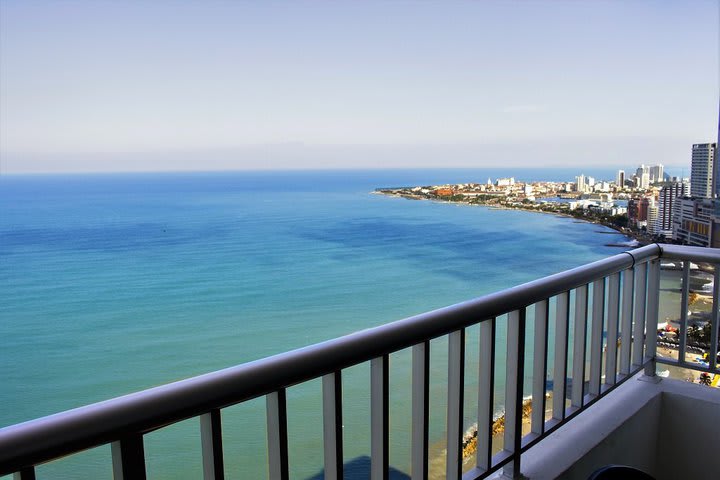 Los apartamentos gozan de vista al mar