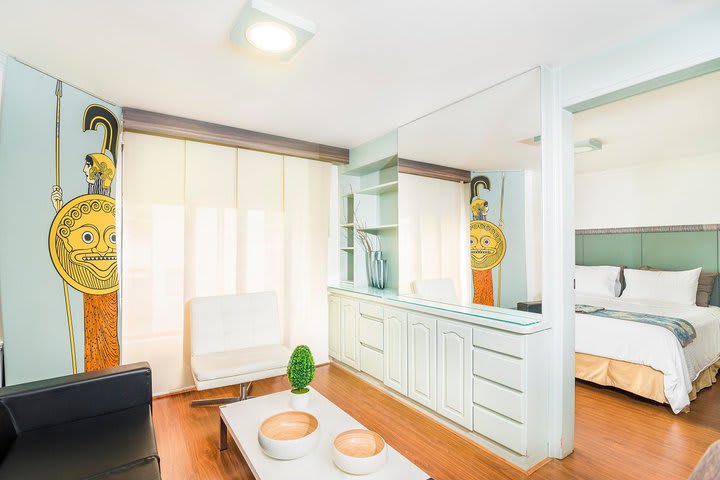 Sitting area in the superior apartment