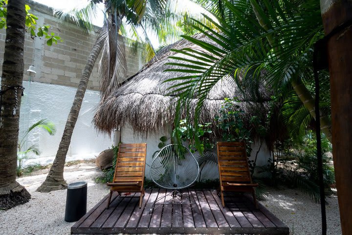 Sitting area in the garden