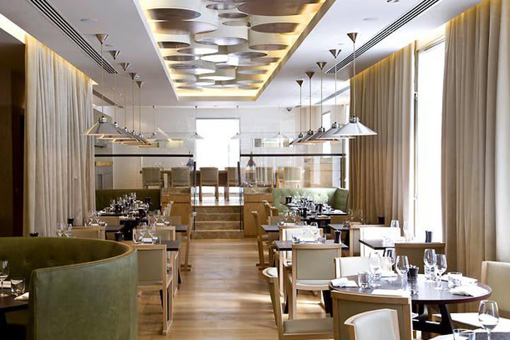 Maze Grill restaurant at the London Marriott Hotel Grosvenor Square