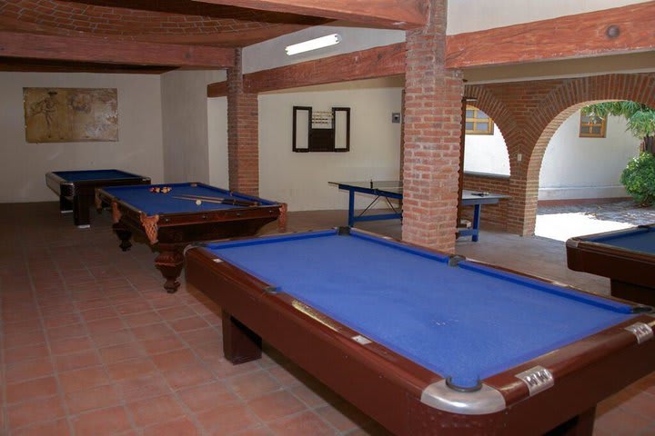 Interior del salón de juegos