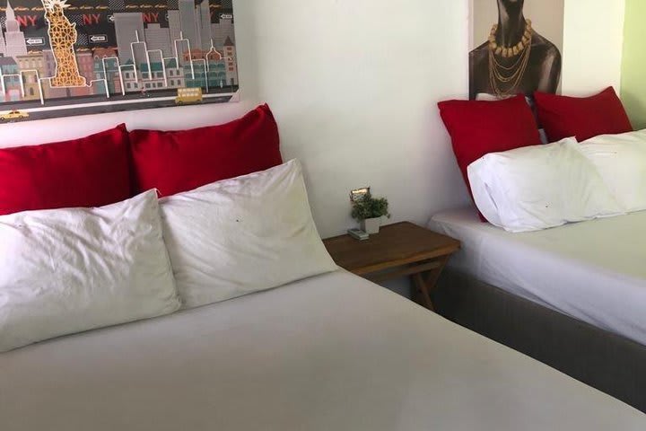 Guest room with two beds