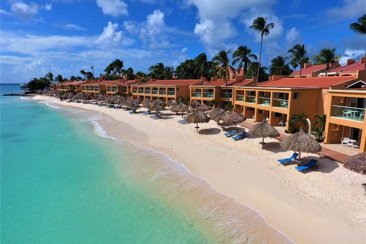 Hotel frente a la playa