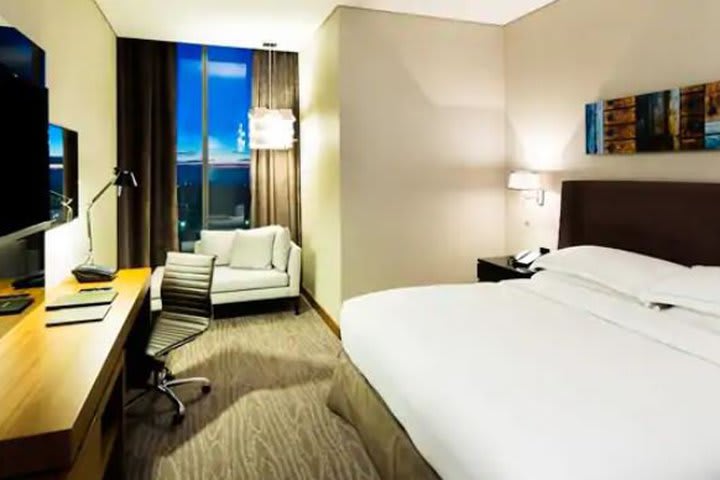 Accommodation with a king size on the executive floor