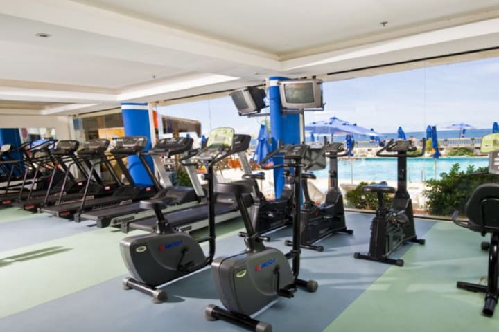 Gimnasio del hotel Pestana Bahia en Salvador de Bahía