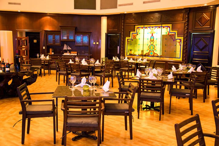 Oceana restaurant serves Mediterranean cuisine