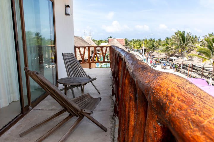 Balcony in a master suite