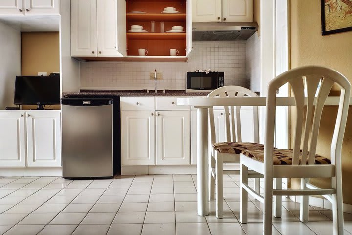 Accommodations offer an equipped kitchen