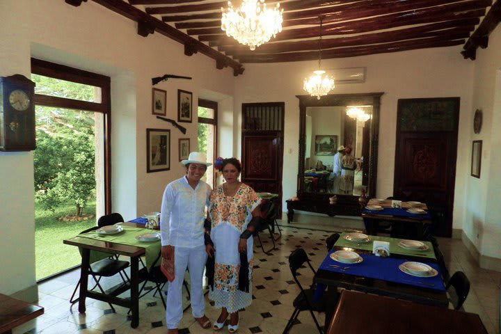 Hacienda Tepich in Acanceh has a restaurant