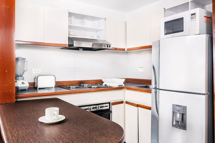 Kitchen in an executive loft apartment