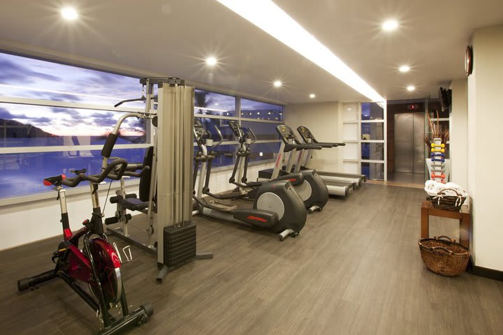 Oceanview fitness center