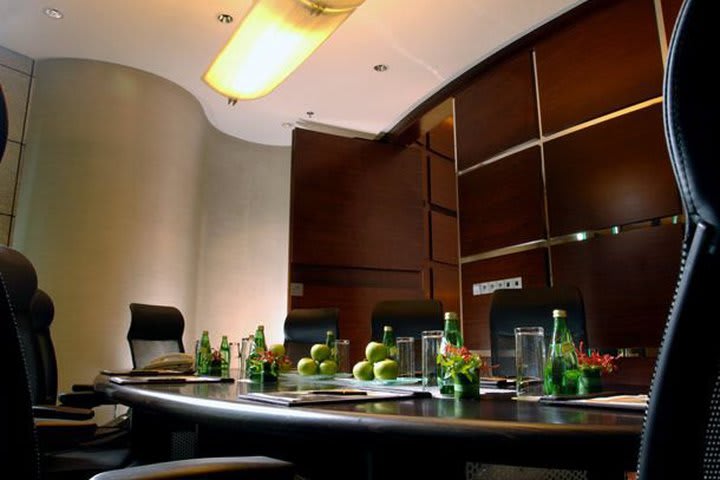 The Marriott Executive Apartments hotel in Shanghai has meeting rooms