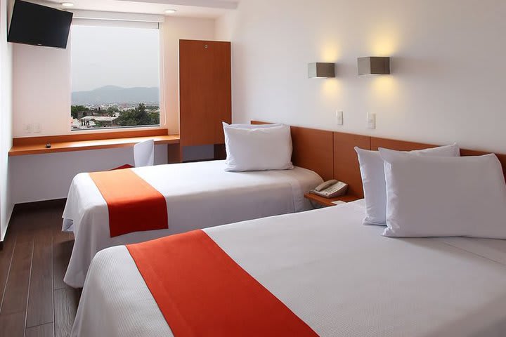 Accommodations also offer wireless internet access and a work desk