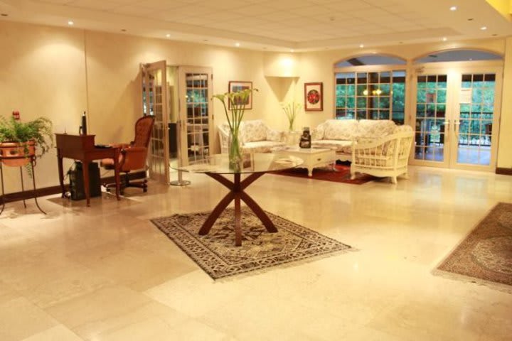 Lobby del Valle del Río, hotel en Boquete