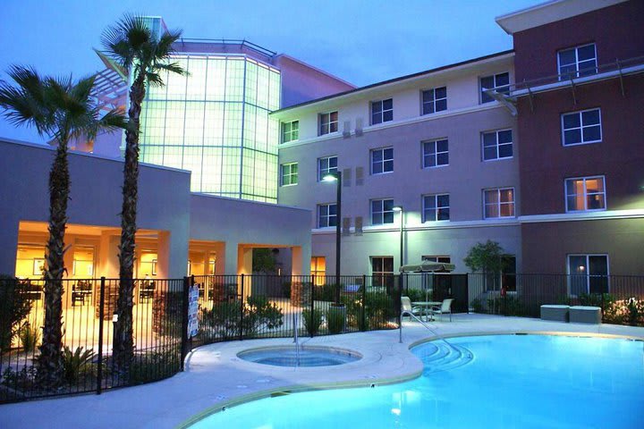 Jacuzzi by the pool at the Homewood Suites Henderson South Las Vegas