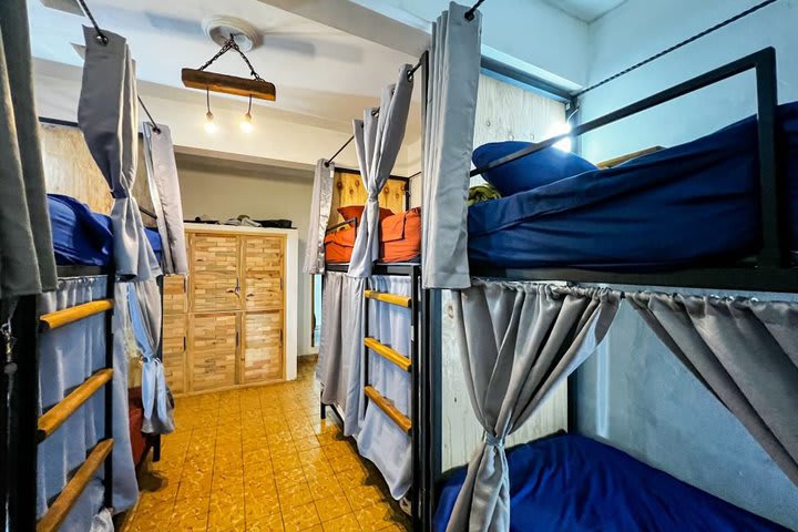 The hotel offers shared dormitories