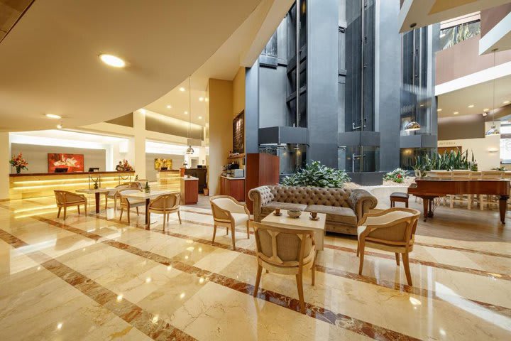 Lobby en la recepción