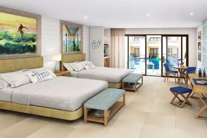 Swim-up Paradise junior suite