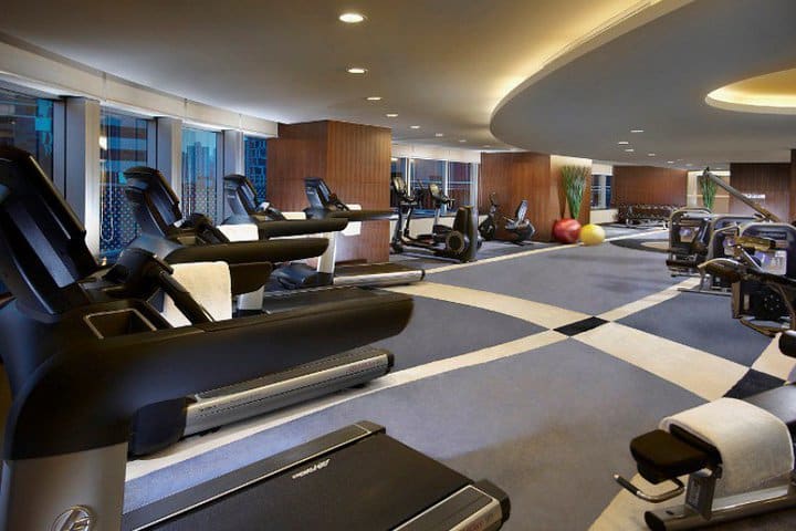 Gimnasio equipado del Ascott Huai Hai Road Shanghai