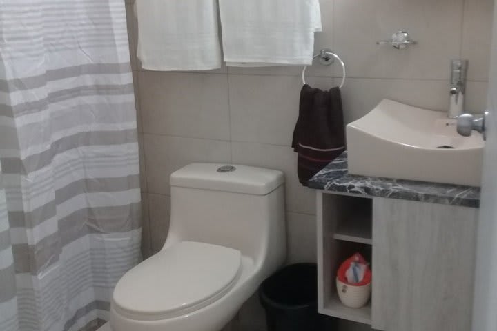 Baño privado con ducha