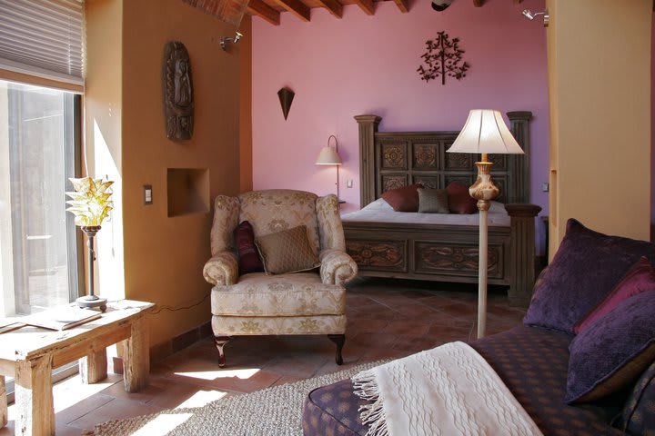 Habitación Cardenal en el hotel boutique Casa de Aves en San Miguel de Allende