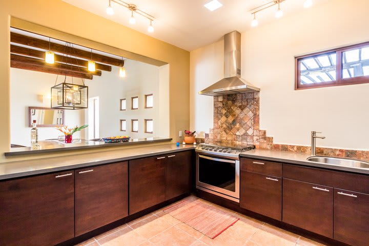 Kitchen of a villa