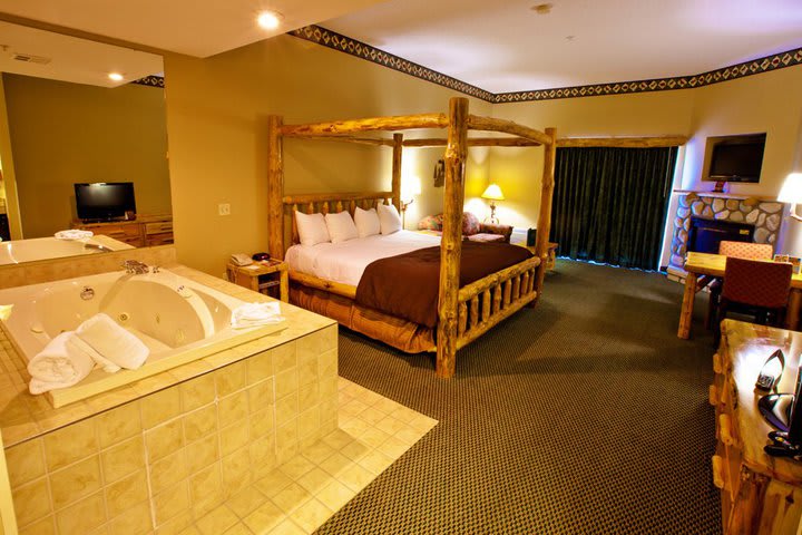 Suite con jacuzzi en el hotel Great Wolf Lodge Niagara Falls